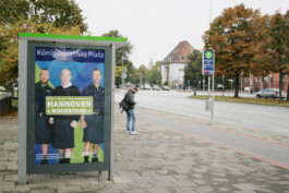 Rockstars als CLP Haltestelle WENN+ABER