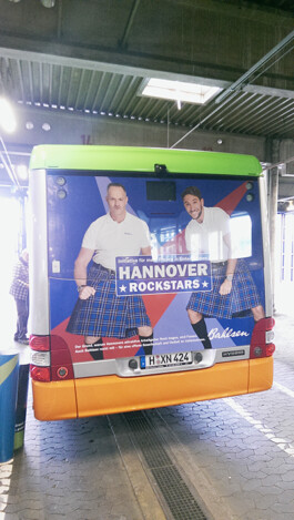Busback Plakat Bahlsen WENN+ABER