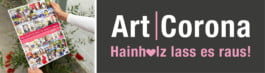 Art | Corona Logo und Plakat WENN+ABER