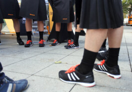 Rockstars von Conti im speziell gestylten Conti-Rock WENN+ABER