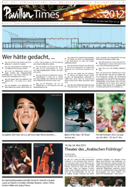 Pavillon Hannover – Geschäftsbericht als moderne Zeitung WENN+ABER